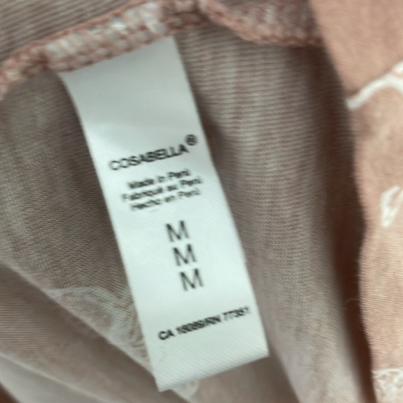 Cosabella Printed Long Sleeve Top Medium Mandela Tiger - Picture 10 of 11